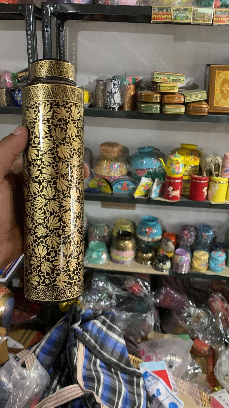 Hand painted Water Bottles, Stainless steel water bottle hand painted with lead free colors, hand painted thermos flask, boho picnic bottles Copy 112359 Copy 112423
