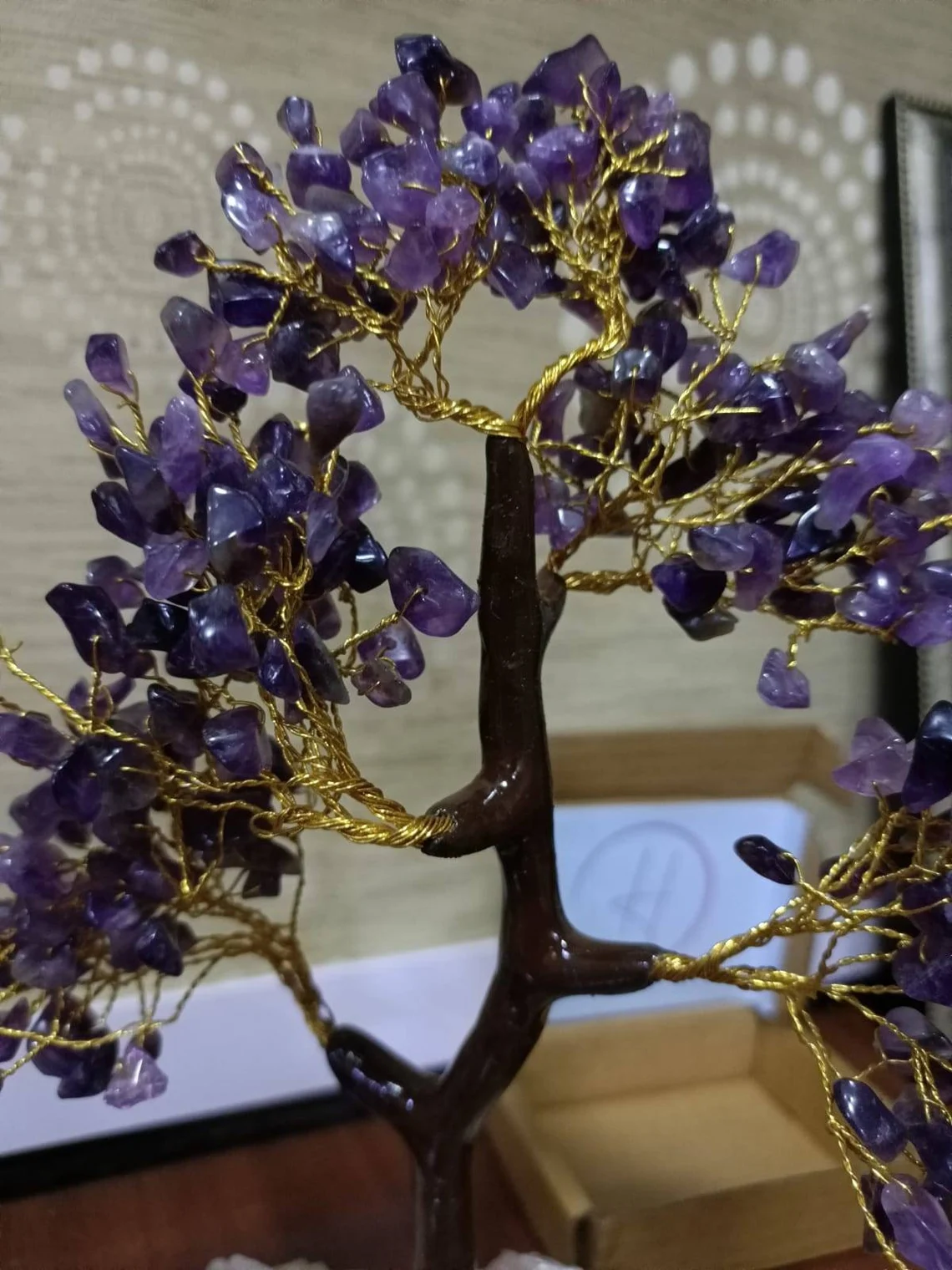  NARIBABU Amethyst Crystal Tree - Rock Tree - Feng Shui