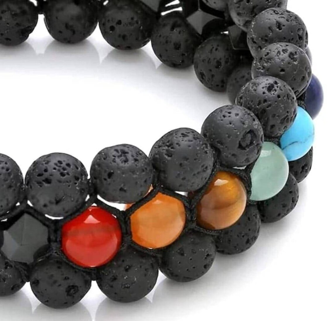 Chakra Stone Leather Wrap Bracelet Kit (8mm Semi-precious Stones) –