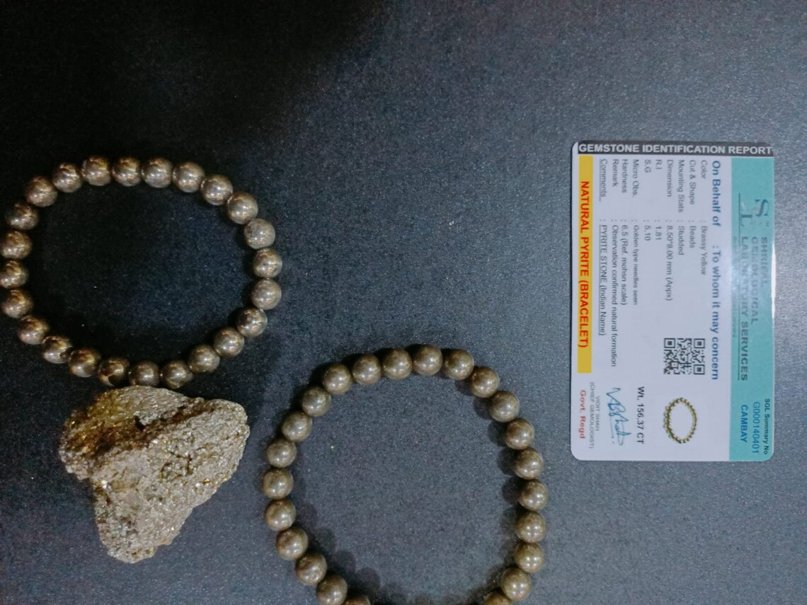 Citrine Green Aventurine & Pyrite Bracelet Multi Beads ( Abundance and