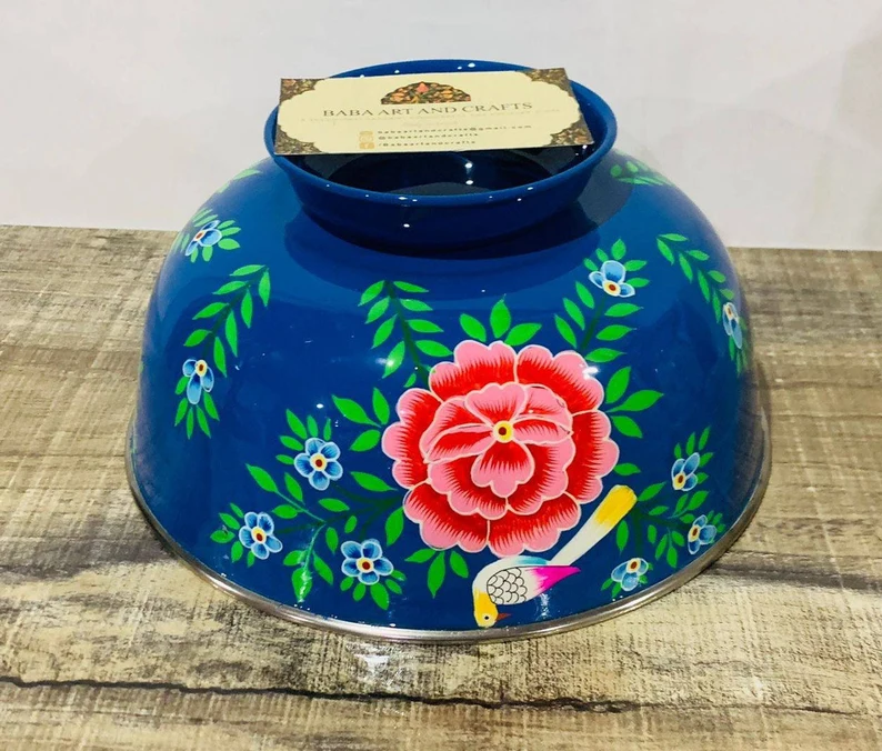 Tiffin Lunch Box - Folk Art Enamelware – BOUDIKAA