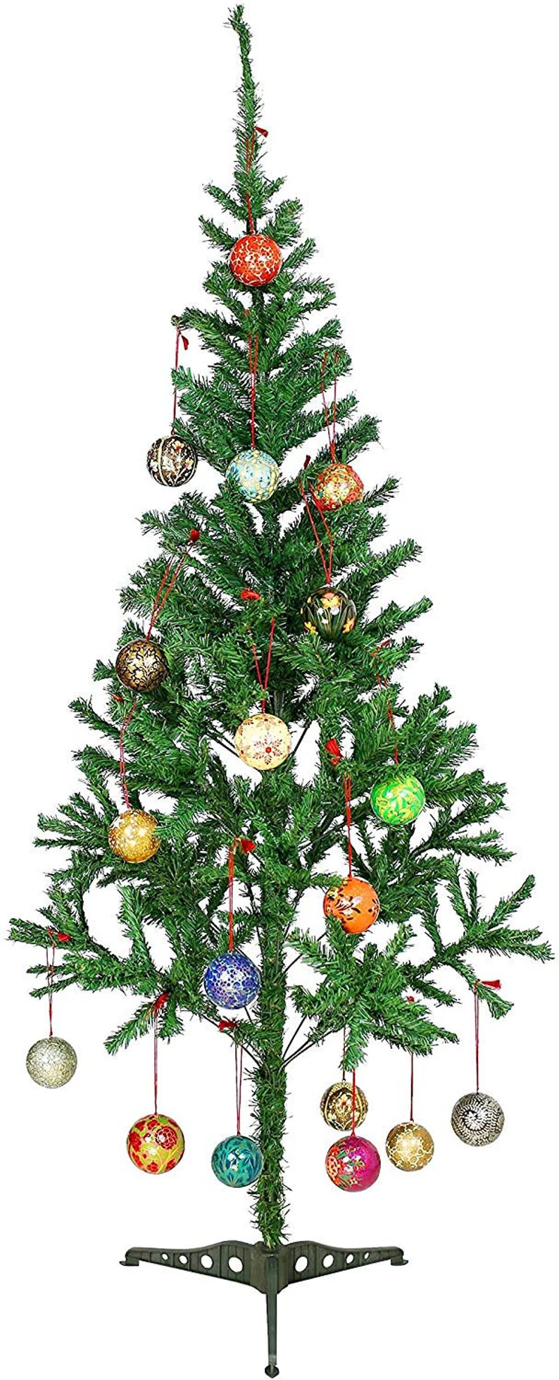 Hand painted christmas ornaments, Paper mache baubles, papier mache Christmas Ornaments, Hanging Christmas bauble, hanging Christmas bauble