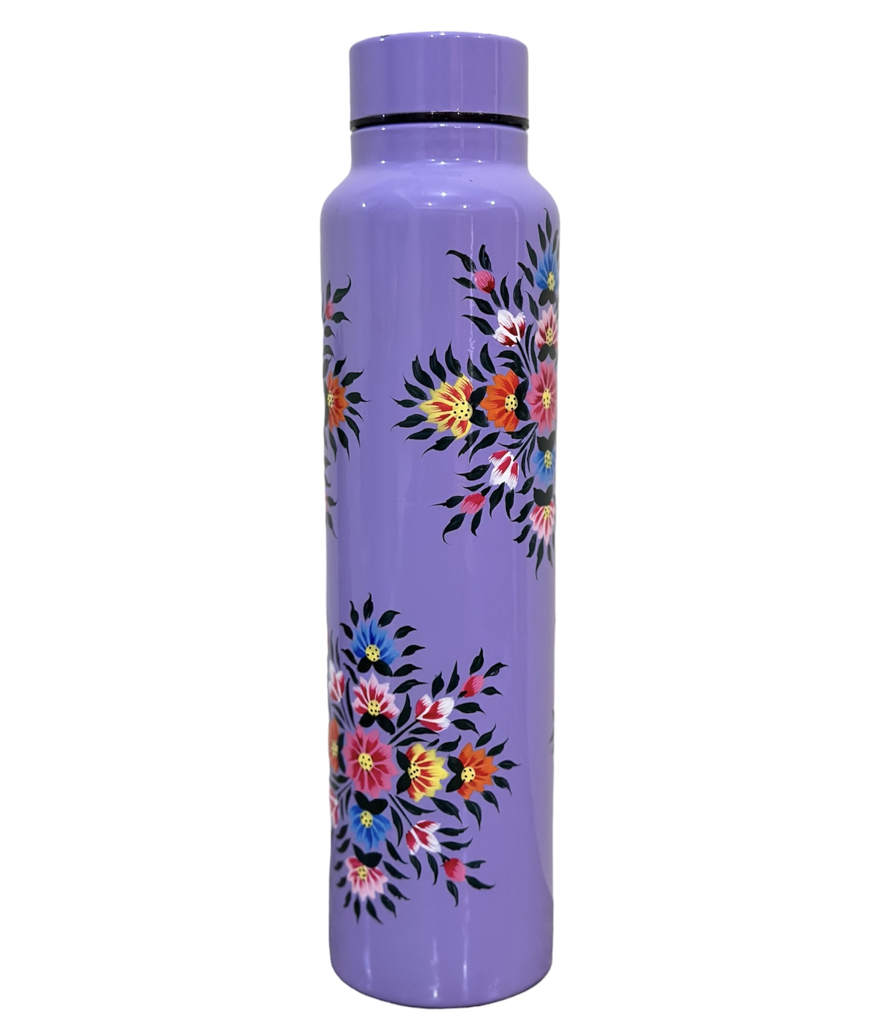 Hand painted Water Bottles, Stainless steel water bottle hand painted with lead free colors, hand painted thermos flask , boho picnic bottles