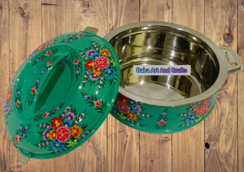 Tiffin Lunch Box - Folk Art Enamelware – BOUDIKAA