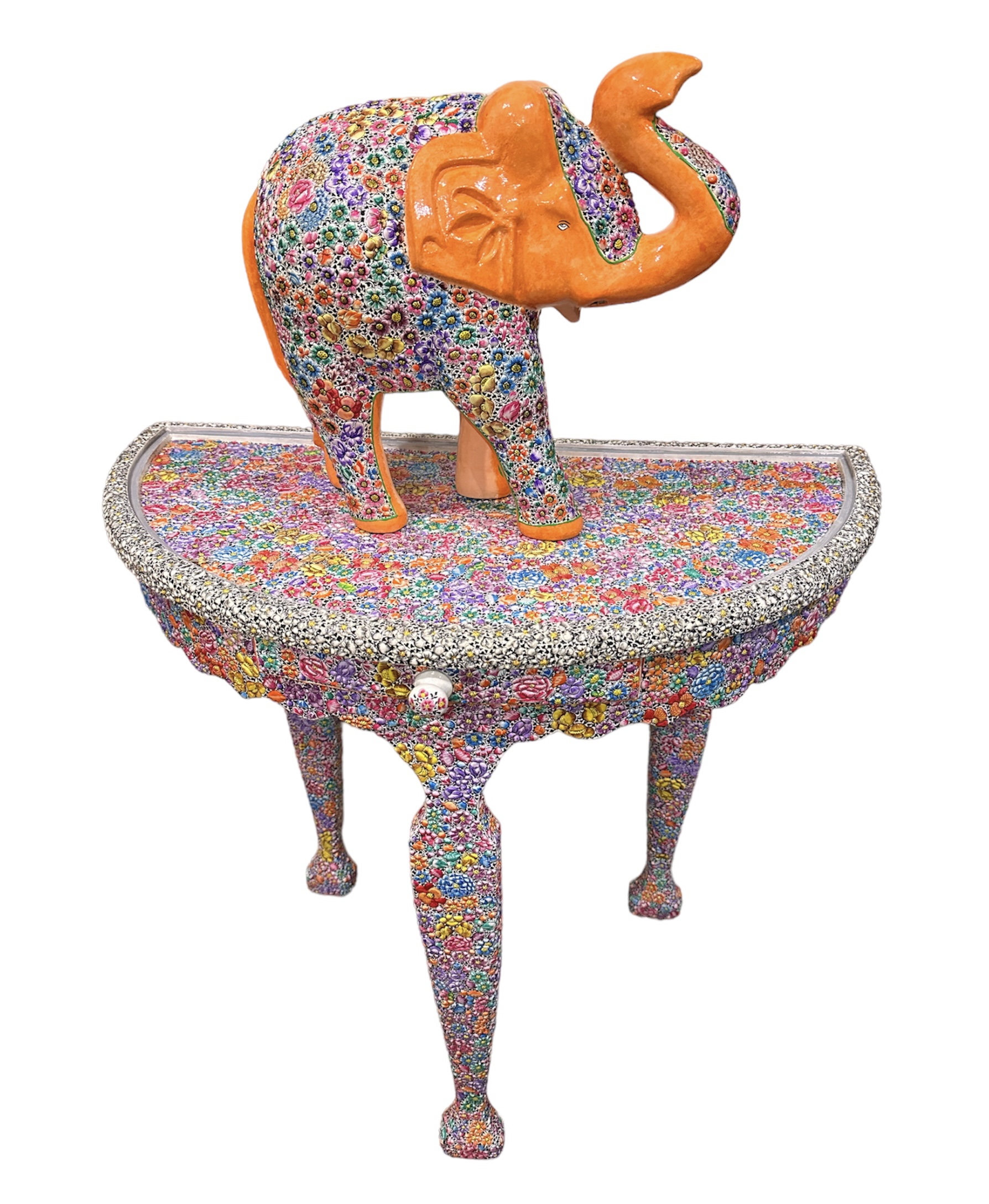 Handmade Paper Mache Elephants from Baba Art and Crafts